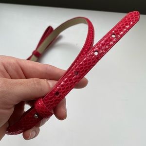 White House Black Market bow belt